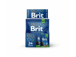 Brit Premium konservai katėms maišelyje Chicken Slices Sterilised 100g x 24vnt цена и информация | Brit Premium Товары для животных | pigu.lt