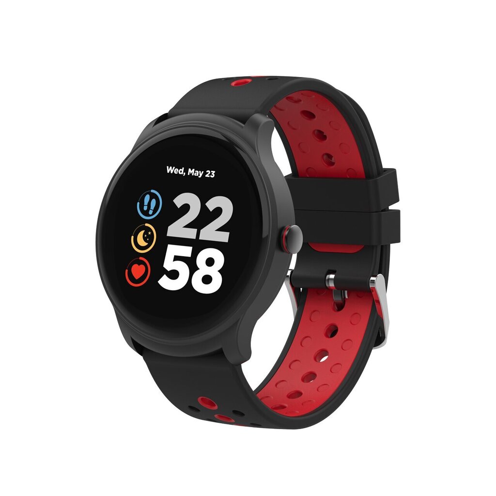 Canyon CNS-SW81BR, Black/Red kaina ir informacija | Išmanieji laikrodžiai (smartwatch) | pigu.lt