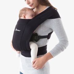 Kūdikių nešioklė ERGObaby Embrace, Pure Black kaina ir informacija | Nešioklės | pigu.lt