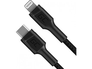 Green Cell KABGC07 USB-C - Lightning (ST-ST), 1 м цена и информация | Кабели для телефонов | pigu.lt