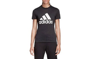 Спортивная рубашка для женщин Adidas Must Haves Badge Of Sport Tee DY7732, черная цена и информация | Спортивная одежда для женщин | pigu.lt