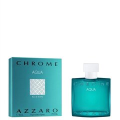 Туалетная вода Azzaro Chrome Aqua EDT для мужчин 50 мл цена и информация | Мужские духи | pigu.lt