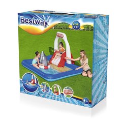 Pripučiamas baseinas su čiuožykla Bestway Lifeguard, 2.34 m x 2.03 m x 1.29 m kaina ir informacija | Baseinai | pigu.lt