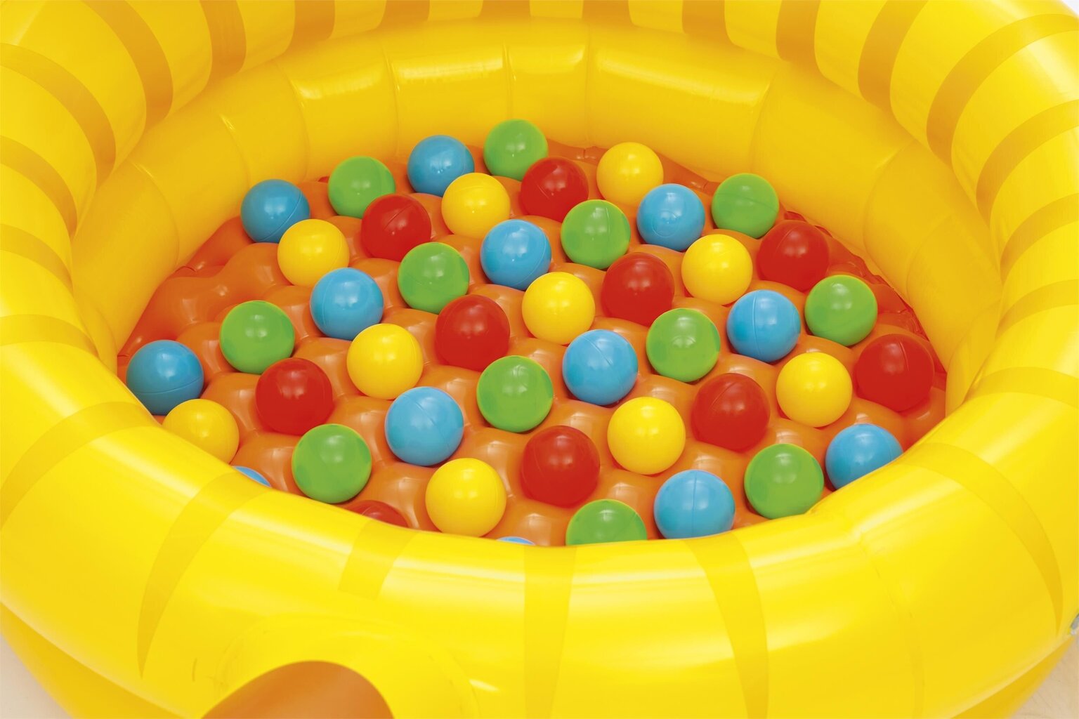 Pripučiamas baseinas Bestway Cuddly Cub Ball Pit, 111x98x61 cm, su kamuoliukais цена и информация | Baseinai | pigu.lt