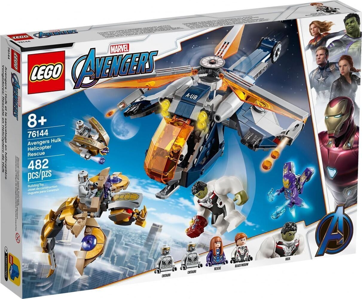 76144 LEGO® Marvel Super Heroes Спасение Халка на вертолете Мстителей цена  | pigu.lt