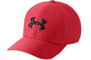 Kepurė vyrams Under Armour Boys blitzing 3.0, raudona kaina ir informacija | Vyriški šalikai, kepurės, pirštinės | pigu.lt