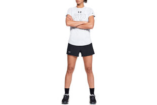 Sportiniai šortai Under Armour W Qualifier Speedpocket Short 1342856, 001 XS, 52815 kaina ir informacija | Sportinė apranga moterims | pigu.lt