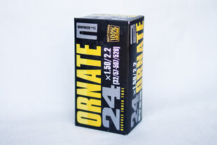 Bелокамера Ornate BOX 24" x 1.50/2.20 AV33 SCHRADER цена и информация | Покрышки, шины для велосипеда | pigu.lt