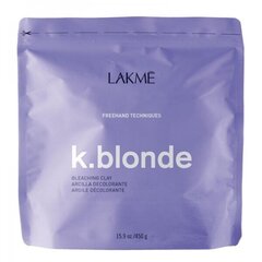 Plaukų šviesinimo kremas - molis Lakme K.blonde Bleaching Clay 450 g kaina ir informacija | Plaukų dažai | pigu.lt