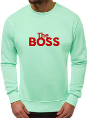 Džemperis The boss, žalias цена и информация | Мужские толстовки | pigu.lt