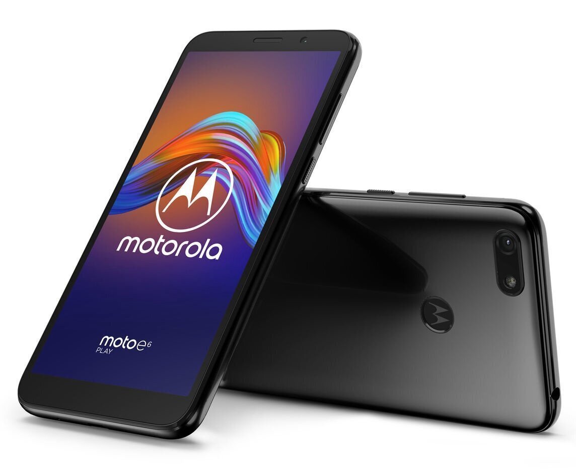 Motorola Moto E6 Play, 32GB, Dual SIM, Steel Black kaina ir informacija | Mobilieji telefonai | pigu.lt