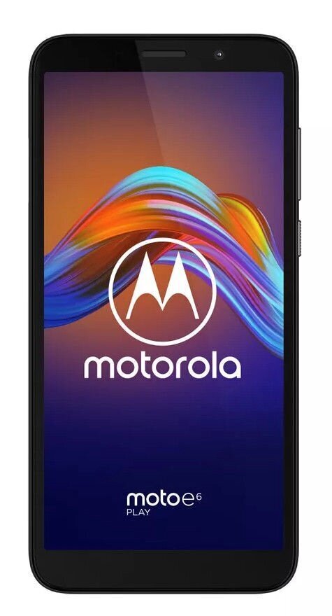 Motorola Moto E6 Play, 32GB, Dual SIM, Steel Black kaina ir informacija | Mobilieji telefonai | pigu.lt