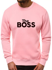 Džemperis The boss, rožinis цена и информация | Мужские толстовки | pigu.lt