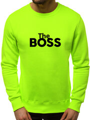 Žalios spalvos džemperis The boss kaina ir informacija | Džemperiai vyrams | pigu.lt