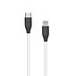 Silikoninis kabelis Lightning - USB Type-C (1 m, baltas) kaina ir informacija | Laidai telefonams | pigu.lt