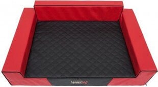 Guolis Hobbydog Glamour, L, 84x54 cm, raudona/juoda kaina ir informacija | Guoliai, pagalvėlės | pigu.lt