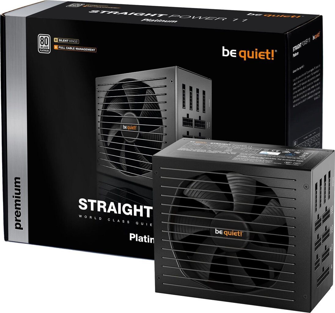 Be Quiet! Straight Power 11 - 1200W BN310 цена и информация | Maitinimo šaltiniai (PSU) | pigu.lt