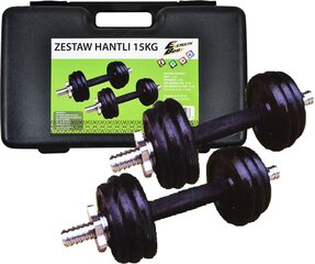 Набор гирь EB Fit, 15 кг (2 x 7,5 кг) цена и информация | Гантели, штанги, гири | pigu.lt