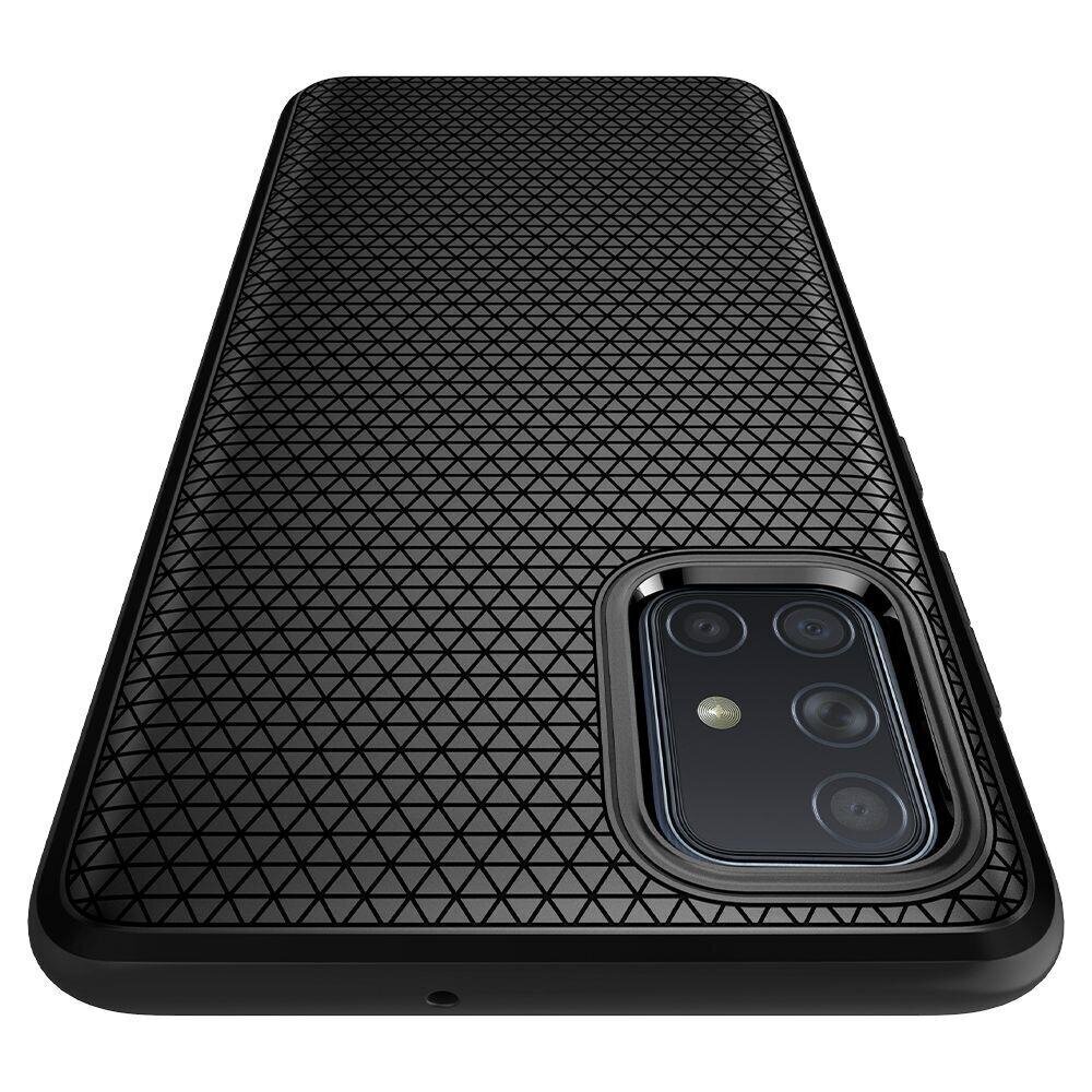 Dėklas Spigen Liquid Air Samsung A715 A71 black kaina ir informacija | Telefono dėklai | pigu.lt