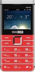 Maxcom Comfort MM760, Dual SIM Red цена и информация | Мобильные телефоны | pigu.lt