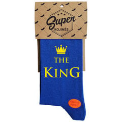 Носки The King, синий цвет цена и информация | Originalios kojinės | pigu.lt