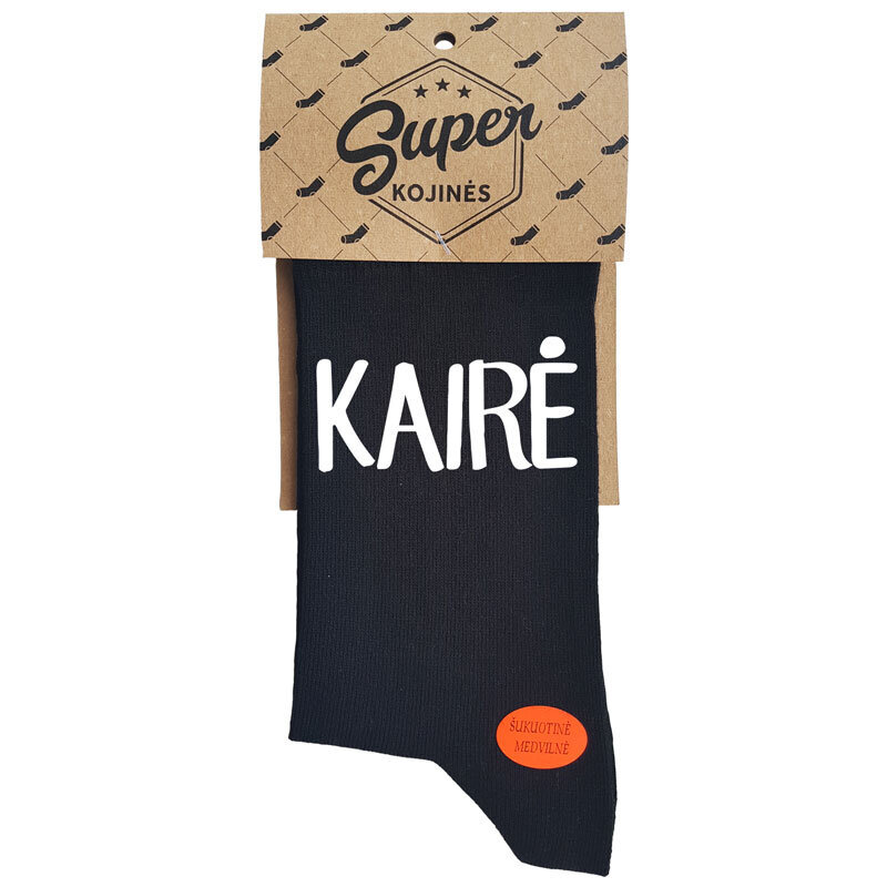 Kojinės"Kairė - Ne Kairė" (Pakabinama pakuotė) цена и информация | Originalios kojinės | pigu.lt