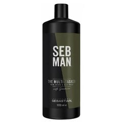 Prausiklis vyrams Sebastian Seb Man The Multi-Tasker Wash, 1000 ml kaina ir informacija | Šampūnai | pigu.lt