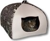 Guolis-būda Hobbydog Igloo R3, 49x49x40 cm, ruda kaina ir informacija | Guoliai, pagalvėlės | pigu.lt