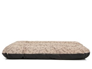 Hobbydog подушка Eco Prestige R3, 115x80x12 см, песочного цвета с костями цена и информация | Лежаки, домики | pigu.lt
