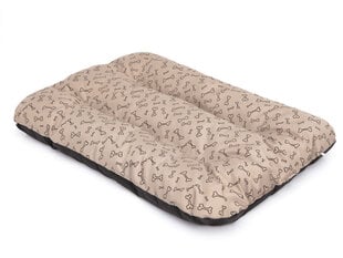 Hobbydog подушка Eco Prestige R2, 100x70x8 см, песочного цвета с костями цена и информация | Лежаки, домики | pigu.lt