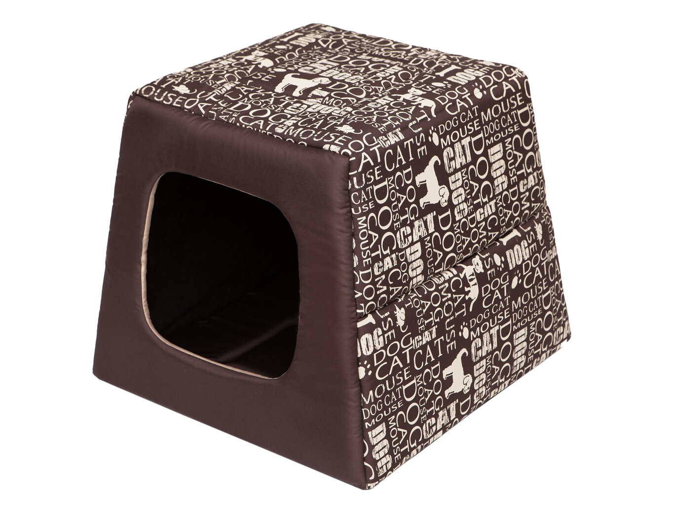 Hobbydog būda-guolis Piramidė R3, ruda цена и информация | Guoliai, pagalvėlės | pigu.lt