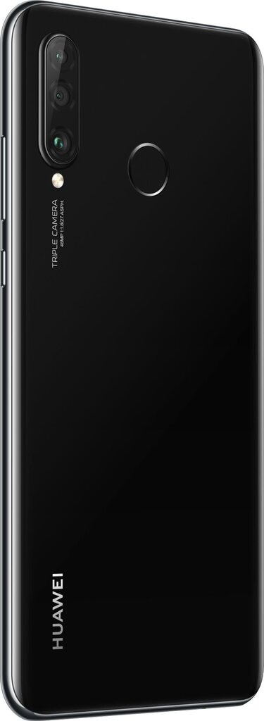 Huawei P30 Lite, 256 GB, Midnight Black kaina ir informacija | Mobilieji telefonai | pigu.lt