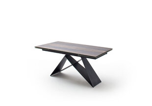 Раскладной стол MC Akcent Kobe, темно-коричневый цена и информация | Кухонные и обеденные столы | pigu.lt