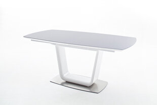 Išskleidžiamas stalas MC Akcent Xander, pilkas/baltas kaina ir informacija | Virtuvės ir valgomojo stalai, staliukai | pigu.lt