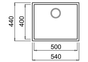 TEKA Раковина подвесная SQUARE 50.40 TG черная цена и информация | Teka Сантехника, ремонт, вентиляция | pigu.lt