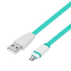 TB Kabelis Micro USB 1 m. Žalias kaina ir informacija | Kabeliai ir laidai | pigu.lt