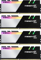 G.Skill Trident Z Neo, 32GB (4x8GB), DDR4, 3800 MHz, (F4-3800C14Q-32GTZN) цена и информация | Оперативная память (RAM) | pigu.lt