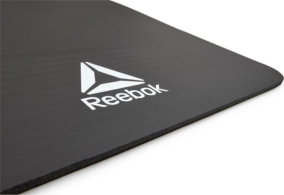 Mankštos kilimėlis Reebok 173x61x0,7 cm, juodas kaina ir informacija | Kilimėliai sportui | pigu.lt