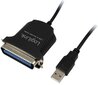 LOGILINK AU0003C LPT į USB 2.0 kabelis-adapteris цена и информация | Kabeliai ir laidai | pigu.lt