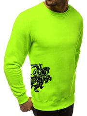 Vyriškas džemperis - žalias su herbu ant šono Vytis цена и информация | Мужские толстовки | pigu.lt