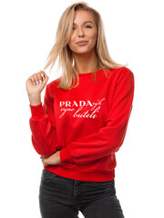 Džemperis moterims Prada, raudonas kaina ir informacija | Džemperiai moterims | pigu.lt
