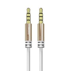 Dudao long stretchable cable AUX mini jack 3.5mm spring, 1.5 m kaina ir informacija | Laidai telefonams | pigu.lt