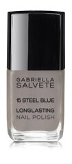 Nagų lakas Gabriella Salvete Longlasting Enamel 11 ml, 15 Steel Blue kaina ir informacija | Nagų lakai, stiprintojai | pigu.lt