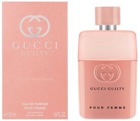 Парфюмерная вода Gucci Guilty Pour Femme Love Edition EDP для женщин 50 мл цена и информация | Gucci Духи, косметика | pigu.lt