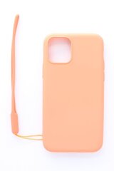 Evelatus iPhone 11 Pro Soft Touch Silicone Case with Strap Pink kaina ir informacija | Telefono dėklai | pigu.lt