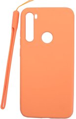 Evelatus Xiaomi Redmi Note 8 Soft Touch Silicone Case with Strap Pink kaina ir informacija | Telefono dėklai | pigu.lt