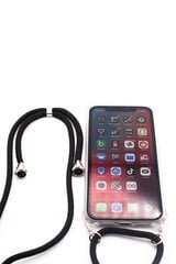 Evelatus iPhone 11 Case with rope Black Transparent цена и информация | Чехлы для телефонов | pigu.lt