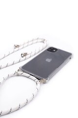 Evelatus iPhone 11 Case with rope White Stripes Transparent цена и информация | Чехлы для телефонов | pigu.lt
