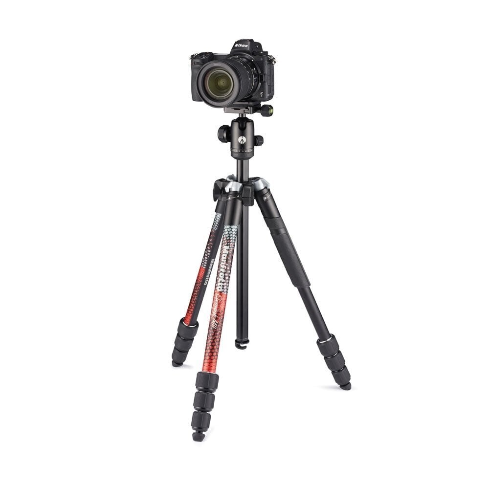 Manfrotto Element MII Red Trikojis stovas kaina ir informacija | Fotoaparato stovai | pigu.lt