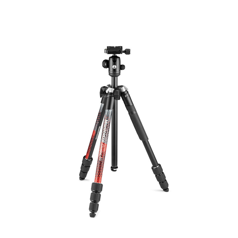 Manfrotto Element MII Red Trikojis stovas kaina ir informacija | Fotoaparato stovai | pigu.lt